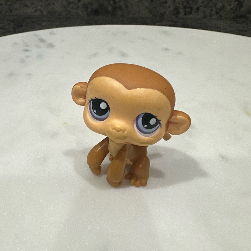 LPS #189 Brown Monkey 2005 Authentic Toy Hasbro Collector Littlest Pet Shop